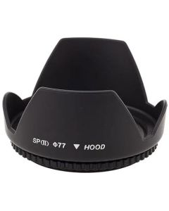 Adorama ProOptic 77mm Wide Angle Digital Lens Hood - Petal Shaped