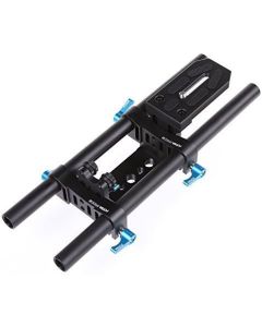 FOTGA DP500 II DSLR 15mm Rail Rod Base Plate Support System for Follow Focus Matte Box,DSLR DV Camera 5D II III IV A7 A7R A7S II III GH4/5/5S Blackmagic Cine Camera 4K