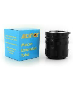 Albinar Macro Extension Tube Set for Nikon SLR Film and Digital Cameras