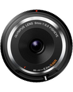 Olympus M.Zuiko 9mm F8.0 Fisheye Body Cap Lens BCL-0980 for Micro Four Thirds Cameras
