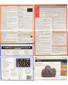 Blue Crane Digital Canon Rebel T4i/650D inBrief Laminated Reference Card (zBC546)